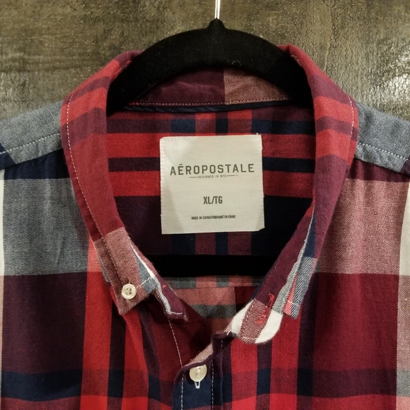 Aeropostale flannel button down, XL - Picture 3 of 5